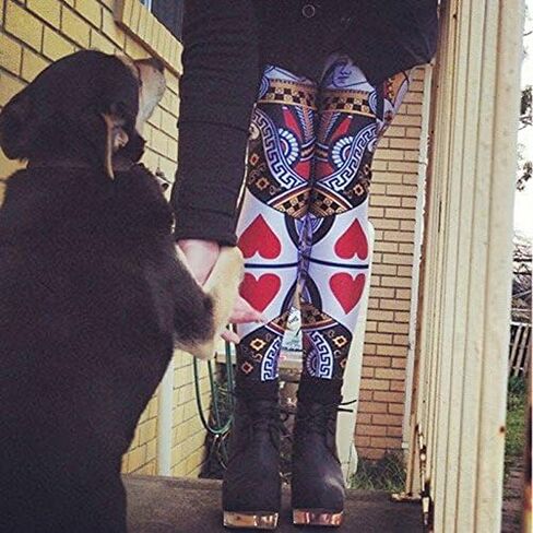 Womens Sexy Digital Printed Leggings Big Girls Fashion Leggings in Kuwait