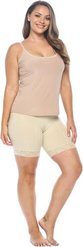 Undersummers Fusion Slip Shorts, Shortlette Thigh Anti Chafing Shorts Women, Slip Shorts for Women Under Dress, 9" Inseam in Saudi Arabia