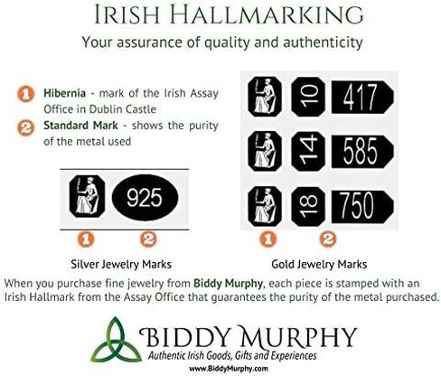 Biddy Murphy Shamrock Earrings Connemara Marble & Sterling Silver Made in Ireland in Kuwait