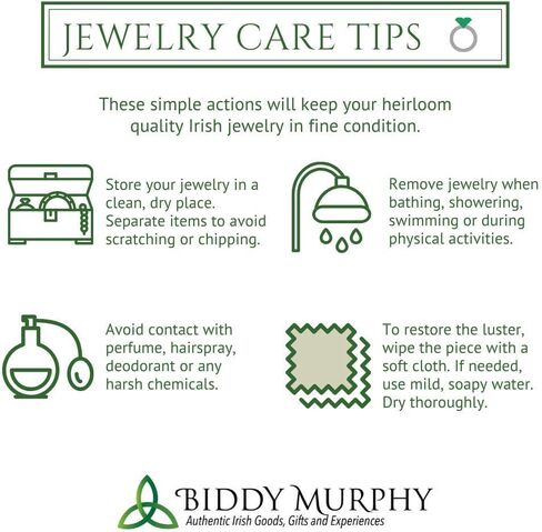 Biddy Murphy Shamrock Earrings Connemara Marble & Sterling Silver Made in Ireland in Kuwait