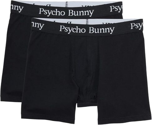 بوكسر قصير من Psycho Bunny مكون من قطعتين أسود مقاس XL in Saudi Arabia