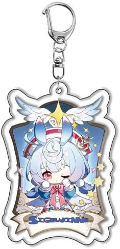 سلسلة مفاتيح بشخصية جينشين امباكت فونتين من بايرز، مجموعة سلاسل مفاتيح من الاكريليك مكونة من 12 قطعة مع دلاية، سلسلة مفاتيح لطيفة للوحة الخلفية in Kuwait