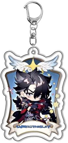 سلسلة مفاتيح بشخصية جينشين امباكت فونتين من بايرز، مجموعة سلاسل مفاتيح من الاكريليك مكونة من 12 قطعة مع دلاية، سلسلة مفاتيح لطيفة للوحة الخلفية in Kuwait