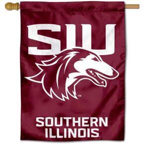Southern Illinois Salukis House Flag Banner