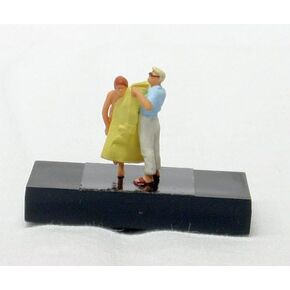 Preiser 28162 مجموعة تغيير الملابس على الشاطئ (2) نموذج HO