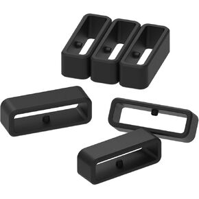 FitTurn 6-Pack Replacement Band Keeper Fastener Ring Accessories Silicone Band Holders Keepers Fastener Rings Loops Compatible with Cubitt CT4/CT2 Pro GPS Smart Watch Bands