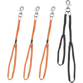 Dog Grooming Loop - Heavy Duty Nylon Noose Restraint for Pet Bathing(Pack of 4,Blue, 22") (Blue) in Kuwait