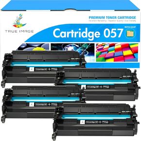 057 Toner Cartridges 4 Pack Compatible Replacement for Canon 057 057H CRG-057 High Yield Toner for ImageCLASS MF445dw MF455dw LBP226dw MF448dw LBP227dw LBP228dw MF449dw MF445 Laser Printer Ink