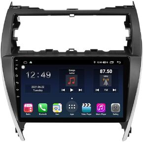 Android 10 Car Radio for Toyota Camry 2012 2013 2014 Stereo Replacement 10 Inch Touchscreen Head Unit with CarPlay Navigation FM/AM MP3 Player 4GB RAM 64GB ROM