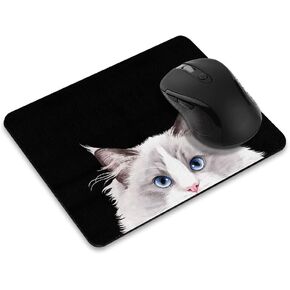 WIRESTER Non-Slip Rectangle Mousepad, Black Tan French Bulldog Mouse Pad for Home, Office and Gaming Desk