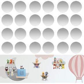 Metal Plate for Magnetic Tonie Figures Shelf, Stainless Steel Adhesive Base for Tonies - Decorate Children's Room with Tonies Figures (24 PCS)