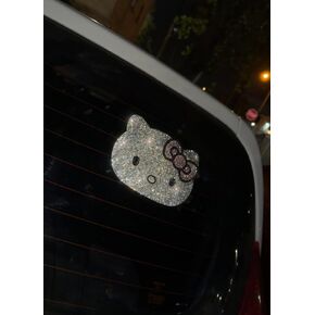 Ultra Bling car Sticker reflectie Especially Shiny Decor Exterior car Adhesive Super Glitter (Cat)