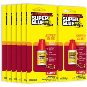 Super Glue Liquid - Clear - One 3 Gram Bottles - (Pack of 12)