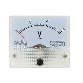 uxcell 85L1 AC 0-30V Rectangle Analog Volt Panel Meter Gauge