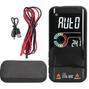 BSIDE S11 Smart Multimeter Rechargeable Digital Multimeter Tester Auto Ranging Voltmeter Measures Voltage Resistance Continuity Capacitance Frequency NCV Live Wire Detector 9999 Counts