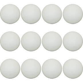 Premium Quality 12 Pcs Door Bumper Self Adhesive Sticker Strong Stickiness Wall Protector Guard Door Knob Stopper 1.6 Inches Rubber Round White Silicone Door Handle Bumper Set