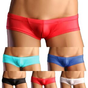 Men Boxers Panties Micro Bikini,Thong Ultra Low Rise Briefs,Pouch Boxer Underwear Comfy Breathable Underpants