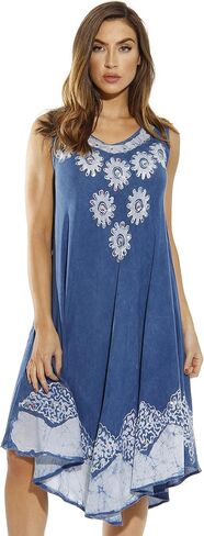 Riviera Sun Batik Embroidered Dress Sundresses for Women in Kuwait