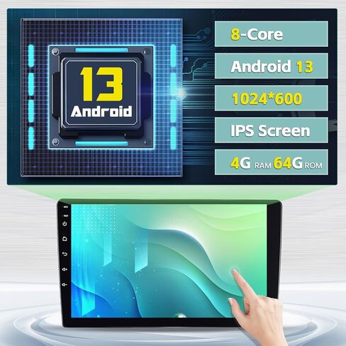 [4G+64G] for Chevrolet Chevy Malibu 2011-2014 Android 13 Stereo Wireless CarpPlay Android Auto, 9 Inch Touchscreen in Dash GPS Navigation System with WiFi BT FM RDS Backup Camera in Saudi Arabia