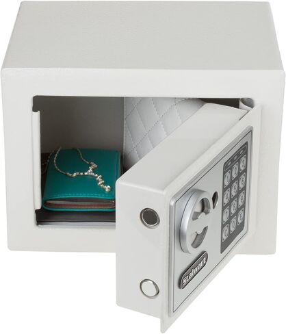 Digital Safe - Electronic Steel Safe with Keypad and Manual Override Keys - Protect Money, Jewelry, Passports - For Home, Business by Stalwart (Pink) in Saudi Arabia