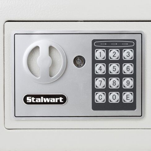 Digital Safe - Electronic Steel Safe with Keypad and Manual Override Keys - Protect Money, Jewelry, Passports - For Home, Business by Stalwart (Pink) in Saudi Arabia