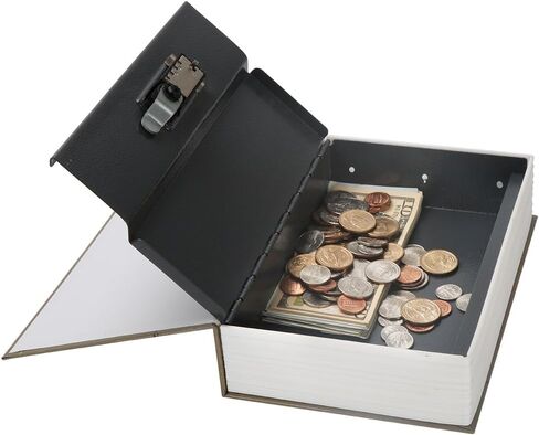 Diversion Book Safe with Combination Lock, Decaller Hidden Safe Box of Dictionary Shape, 9.5" x 6.2" x 2.2" in Saudi Arabia