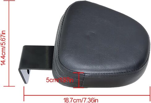 labwork Sissy Bar Cushion Pad Universal Back Rest PU Pad Replacement for Honda Rebel CMX 300 500 2017-2022 in Saudi Arabia