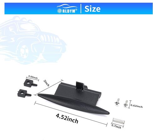 Rldym Center Console Armrest Lid Latch Cover Door Lock Assembly 19124205 for Chevrolet Impala 2006-2013, for Chevy Impala Limited 2014-2016, for Buick Lacrosse 2006-2009, Replace# 924-807 924807 in Saudi Arabia