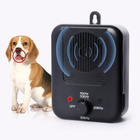 Anti Barking Devices, 2 Pack Dog Bark Stop Devices with 3 Modes, Rechargeable Ultrasonic Dog Barking Deterrent Devices in Kuwait