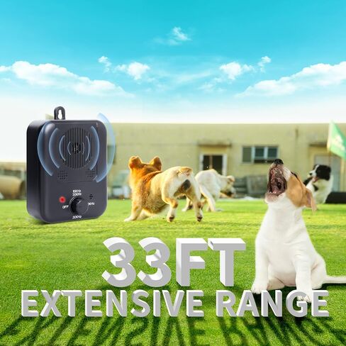 Anti Barking Devices, 2 Pack Dog Bark Stop Devices with 3 Modes, Rechargeable Ultrasonic Dog Barking Deterrent Devices in Kuwait