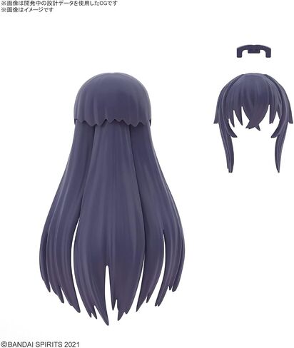 Bandai Hobby - 30 Minute Sisters - Option Hair Style Parts Vol. 8 All 4 Types, Bandai Spirits 30 MS Model Kit in Saudi Arabia