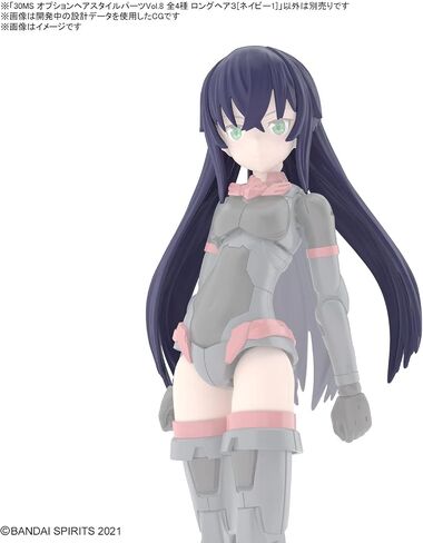 Bandai Hobby - 30 Minute Sisters - Option Hair Style Parts Vol. 8 All 4 Types, Bandai Spirits 30 MS Model Kit in Saudi Arabia