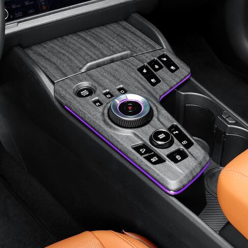 YOUTOOCAR Carbon Fiber Pattern Car Gear Shift Panel Cover Interior Trim Compatible with Kia Sportage 2023 Accessories in Saudi Arabia
