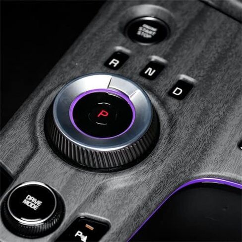 YOUTOOCAR Carbon Fiber Pattern Car Gear Shift Panel Cover Interior Trim Compatible with Kia Sportage 2023 Accessories in Saudi Arabia