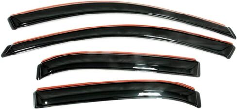 Auto Ventshade [AVS] In-Channel Ventvisor / Rain Guards | Fits 2008 - 2013 Cadillac CTS- Smoke, 4 pcs. | 194447 in Saudi Arabia