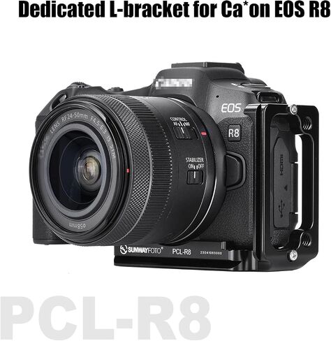 SUNWAYFOTO L-قوس لكانون Eos R8/Eos RP Arca السويسرية سريعة الإصدار L لوحة PCL-R8 in Saudi Arabia