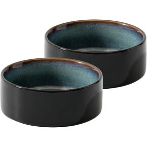 Ceramic Elevated Cat Food and Water Bowl, Kitty Bowl, Raised Cat Dish, Cat Feeder (5.1 in,1 x Beige + Stand)
