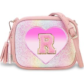Purse Gifts for Little Girls - Kids Heart Purse Cute Crossbody Bag with Small Teens Girls Wallet Birthday Gift