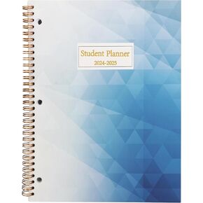 Student Planner 2024-2025 - Monthly and Weekly School Planner 2024-2025 for Middle School or High School, Aug 2024 - Jun 2025, 8.5" x 11", 2024-2025 Student Planner Academic Year with Thick Paper, 3-Hole Punched & Stickers - Blue in Saudi Arabia