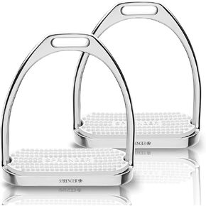 Herm Sprenger Fillis Stirrup Irons - White 4 3/4