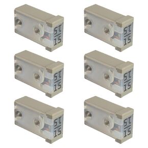 20A 32V Mini Automotive MCASE Shaped Cartridge Fuse Kit(Pack of 6pcs,20A)