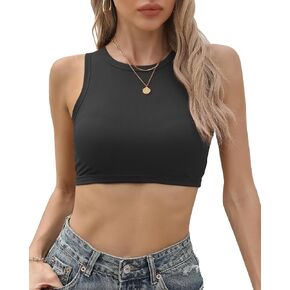 Womens' Sports Bra Tank Tops Sleeveless Fitness Workout Running Crop Tops Yoga Bras for Women Wireless Bra