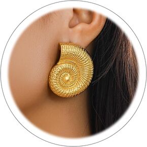 Starfish Earrings Gold Seashell Earrings Beach Earrings for Women Puka Cowrie Shell Earrings Ocean Jewelry Beachy Summer Earrings