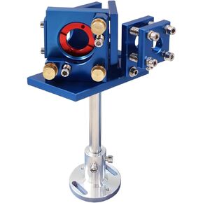FONLAND Blue CO2 Laser First Mirror Mount Dia.25mm with Beam Combiner Base Dia.20mm for CO2 Laser Engraving Cutting Machine