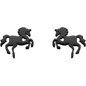 Simple Heart Horse Hypoallergenic Small Stud Earrings Stainless Steel for Women Men Teen Girls Sensitive Ear Cute Animal Cartilage Pierced Tiny Little Huggie Sleeper Studs Earring Fashion Jewelry Christmas Gifts in Kuwait
