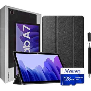 SAMSUNG A7 Tab 10.4''(2000x1200) Wi-Fi Tablet, Qualcomm Snapdragon 662, 3GB RAM 64GB Storage, Gray + Accessories