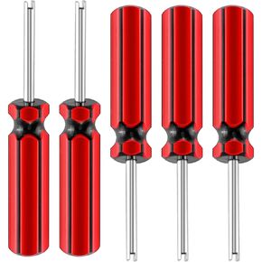 5 Pcs Valve Stem Core Removal Tool Car Motorcycle Truck Bike Screwdriver Tire Repair Install Tool for All Standard Valve Cores