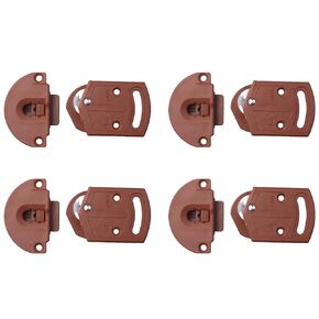 4 Pcs Old-Fashioned Wardrobe Sliding Door Roller Gear Track Panel Internal Kit Pulley Wheel Cabinet Hanging Wheel Wardrobe Furniture Hardware for Closet, Wardrobe, Sliding Doors