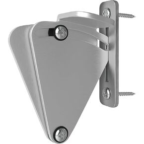 WINSOON Barn Door Lock Hardware Stainless Steel Sliding Privacy Latch for Closet Shed Pocket Doors Wood Gates –Brushed Nickel