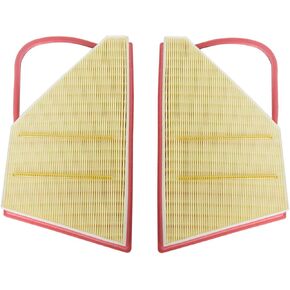2 Filter Set for Bentley Continental GT GTC Flying Spur W12 Replace 3W0129620B & 3W0129620C
